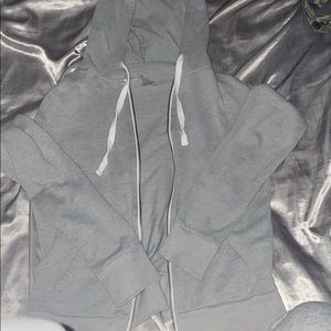 Light grey zip up